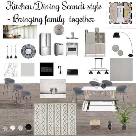 Kitchen/Dining Interior Design Mood Board by alanabeauty