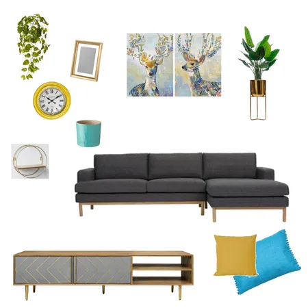 פרויקט עדכני Interior Design Mood Board by Tehilap