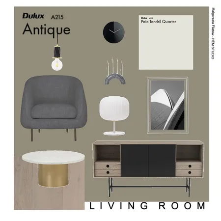Green Interior Design Mood Board by mal_fila