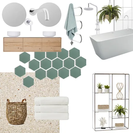 Bathroom Interior Design Mood Board by kimgriffin