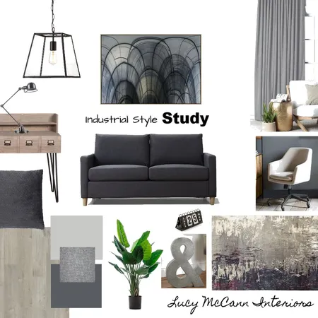 Module 9 Study Interior Design Mood Board by LucyMcCann