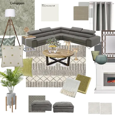 Livingroom Interior Design Mood Board by Daleen