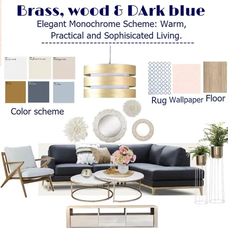 Livingroom Interior Design Mood Board by Rasha94