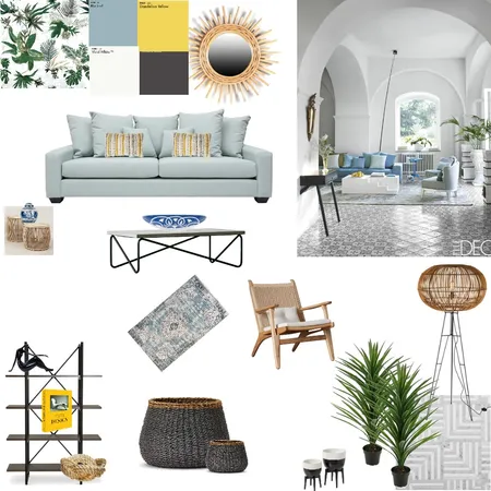 Corfu Interior Design Mood Board by Burce