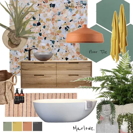 Bathroom 2020 Interior Design Mood Board by Marlowe Interiors
