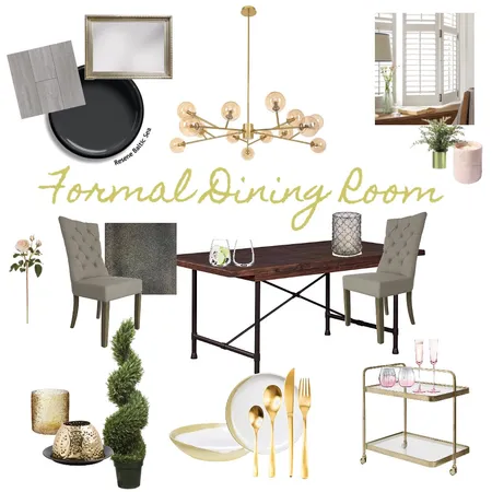 Formal Dining RoomIDIASS9 Interior Design Mood Board by aimeeomy