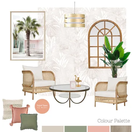 Boho Interior Design Mood Board by styledspacebynikki