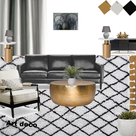 Art Deco3 Interior Design Mood Board by Chanda