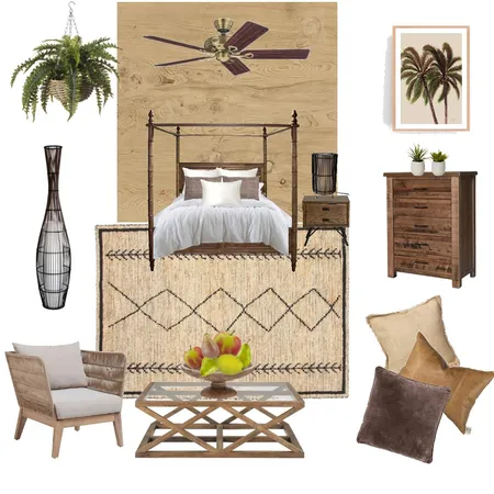 TROPICAL OASIS Interior Design Mood Board by YANNII