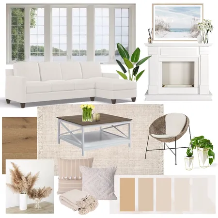 California Coastal Interior Design Mood Board by itsslex