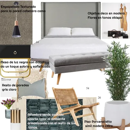 Proyecto Romina Interior Design Mood Board by Marce