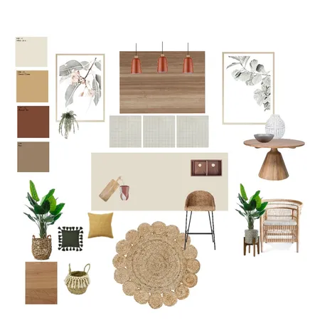 kitchen wooden element Interior Design Mood Board by gabrielle1969