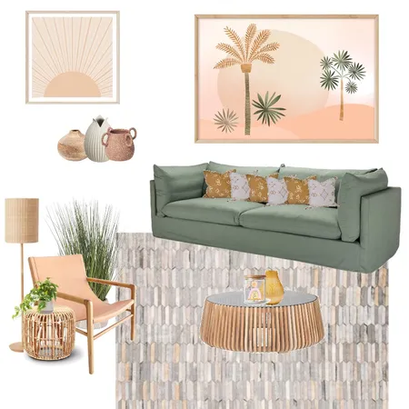 Boho Interior Design Mood Board by Simplestyling