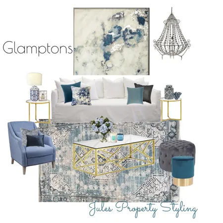Glamptons Moodboard Interior Design Mood Board by Juliebeki