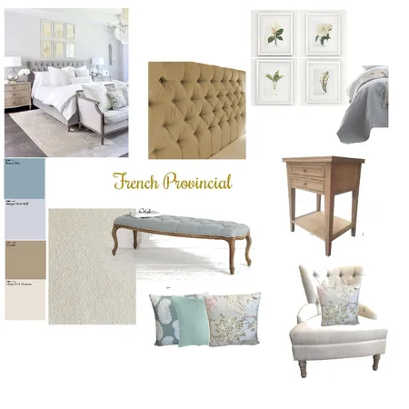 French Provincial 1 Interior Design Mood Board by Anita Wilson