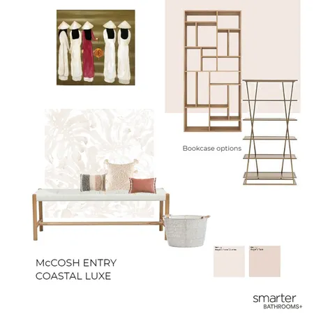 McCosh Entry Coastal Luxe Interior Design Mood Board by Sharon Harper