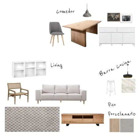 Comedor Interior Design Mood Board by LNob