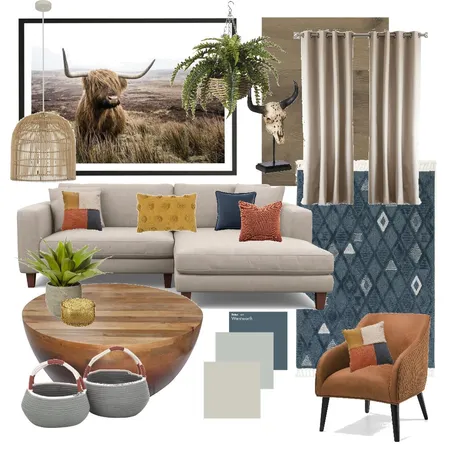 Comfy Lounge Interior Design Mood Board by Charlene Sephton