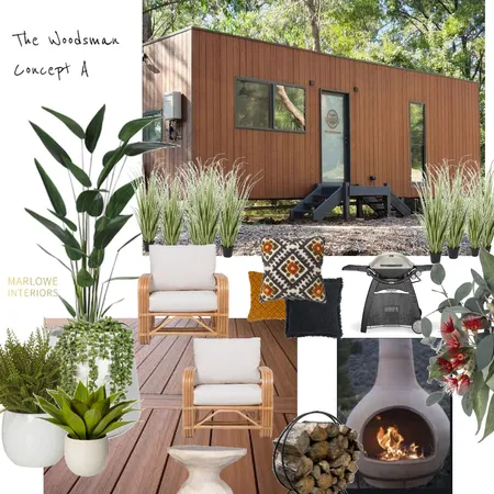 Concept A The Woodsman Interior Design Mood Board by Marlowe Interiors