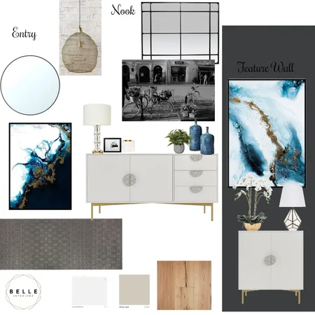 Karo Hallway 3 Interior Design Mood Board by Belle Interiors