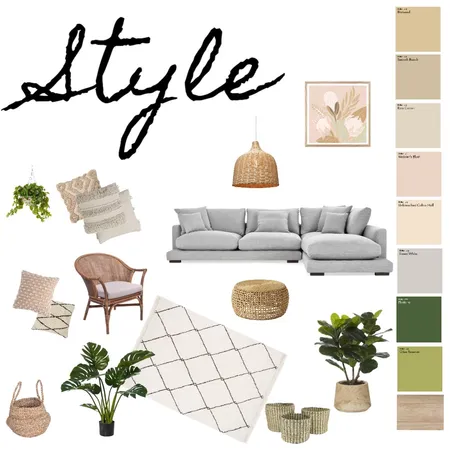 BOHO Interior Design Mood Board by Hila.Mizrahi