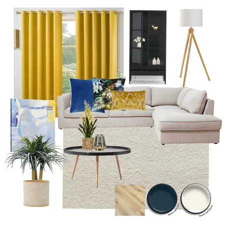 My Triadic Living Area Interior Design Mood Board by Gale Carroll