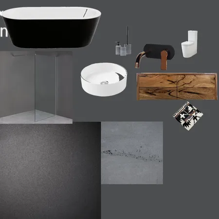 bathroom Interior Design Mood Board by greeneyes