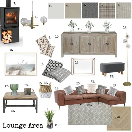 Lounge Area - Final2 Interior Design Mood Board by Jacko1979