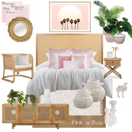 Pink a Boo Interior Design Mood Board by stylefusion