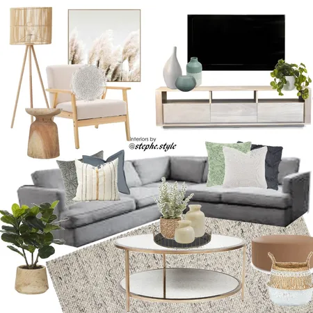 scandi living room Interior Design Mood Board by stephc.style