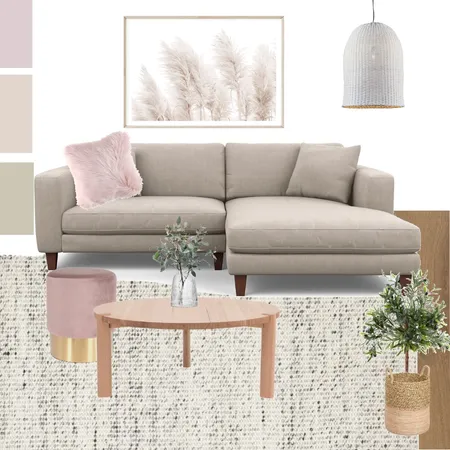 Plush Interior Design Mood Board by Rebecca White Style