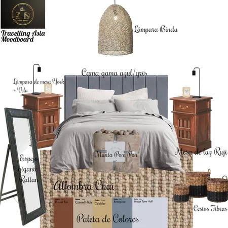 Travelling Asia Moodboard Interior Design Mood Board by E D