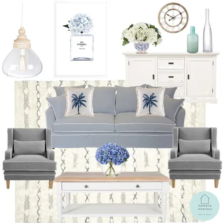 Lounge room 1 Interior Design Mood Board by Valhalla Interiors