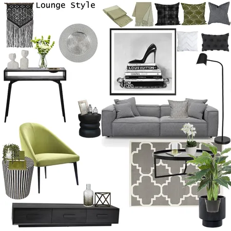 Dash of lime Interior Design Mood Board by Debra Hopkins