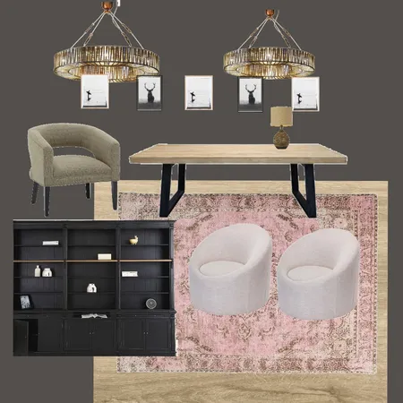 sophisticated office Interior Design Mood Board by livingquartersco