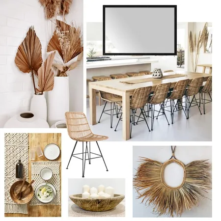 dining coastal black hamptons Interior Design Mood Board by Sisu Styling