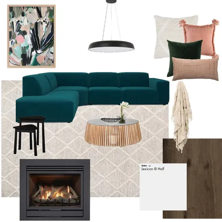 Living Room Interior Design Mood Board by Connected Interiors