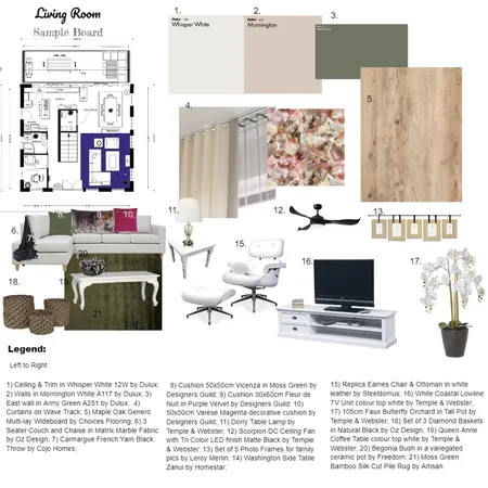 Module 9 Interior Design Mood Board by Kathy Crichton