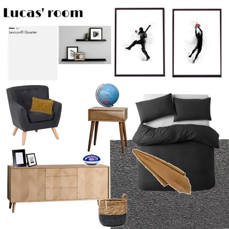 Lucas' room Interior Design Mood Board by Bargello_Arden_Homes
