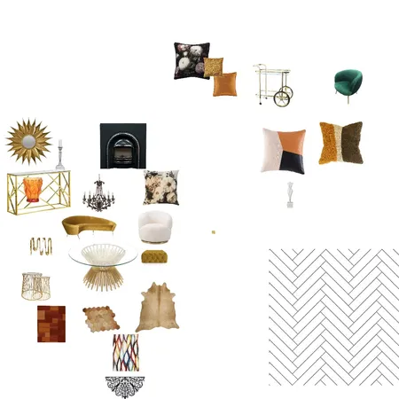 glamshine Interior Design Mood Board by Ohlala