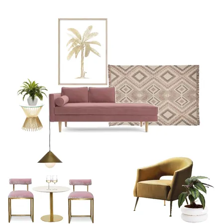 Mid century /Palm Springs Interior Design Mood Board by Simplestyling