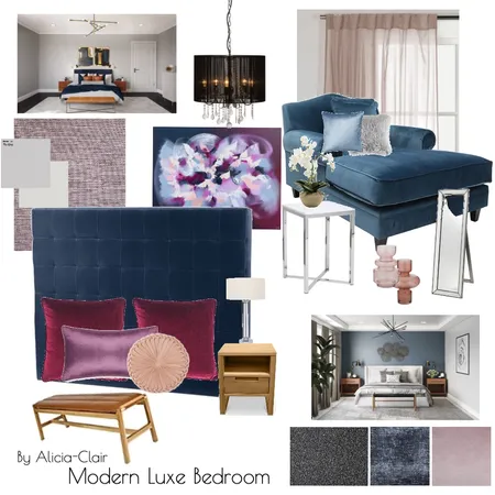 Master Bedroom Interior Design Mood Board by LouLouG