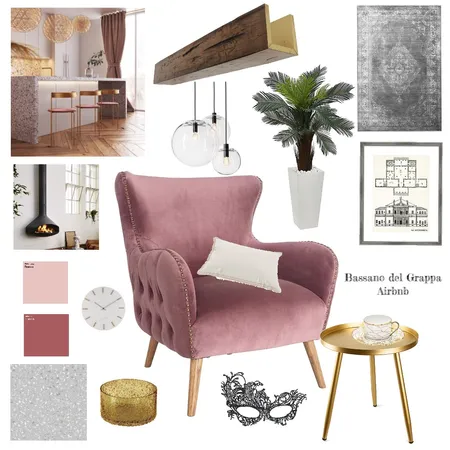 Bassano del Grappa Airbnb Interior Design Mood Board by Dcremasco