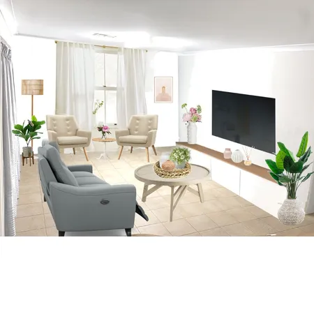 Living room natural Interior Design Mood Board by stephc.style