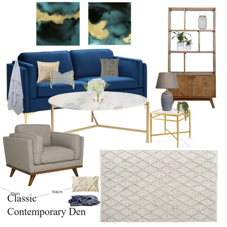 Johnstone-Smith Den Interior Design Mood Board by Jo Sievwright