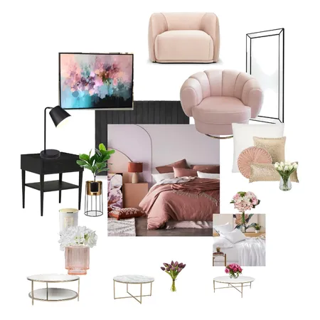 Master Bedroom Interior Design Mood Board by Susie Martin