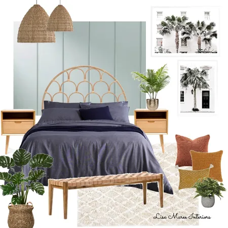 Master Bedroom Interior Design Mood Board by Lisa Maree Interiors