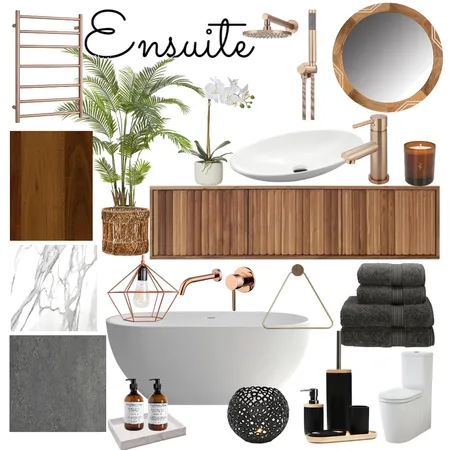 Ensuite Interior Design Mood Board by Liesl