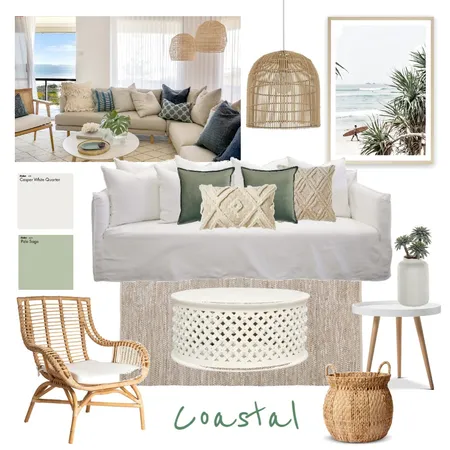 Coastal One Interior Design Mood Board by nicolehawkins
