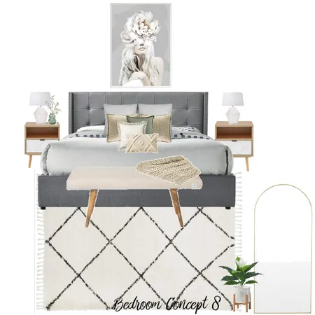 Bedroom Concept 8 Interior Design Mood Board by Juliebeki